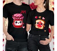 T-shirt Coppie San Valentino Outfit Idee "You're the Jam to my Toast" #VD