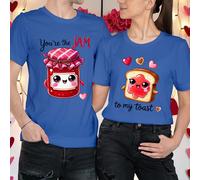 T-shirt Coppie San Valentino Outfit Idee "You're the Jam to my Toast" #VD
