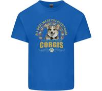 T-Shirt Corgi Per Bambini Ragazzi E Ragazze