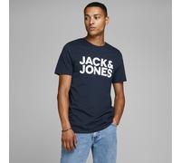 T-shirt Corp Big Logo Blu L Tinta unita