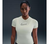 T-shirt corta aderente Nike - Donna - Marrone M (IT 44-46)