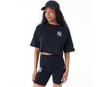 T-shirt corta da donna MLB Lifestyle di New Era ~ New York Yankees nera