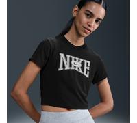 T-shirt corta slim fit Nike Sportswear - Donna - Nero L (IT 48-50)