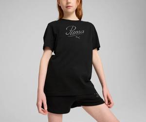 T-shirt cotone bambina Puma 685805-01 nero