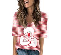 T Shirt Cotone Leggerissimo Donna Camicia Completi Righe al Girocollo Panna Costine Primavera Farfalla Asimmetriche Classiche Love dalla out Agonistico Surf Disegni Laminate Griffate