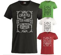 T-Shirt Created In Personalizzata Con il Tuo Anno di Nascita PS 27431-CREATED