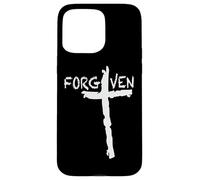 T-shirt cristiana retrò Forgiven Vintage Cross da uomo Forgiven Custodia per iPhone 15 Pro Max