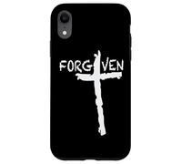 T-shirt cristiana retrò Forgiven Vintage Cross da uomo Forgiven Custodia per iPhone XR