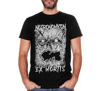 T-Shirt Cuc Necronomicon Ex Mortis Book Lovecraft Raymi Evil Dead Horror Movie M