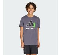 adidas Mixte Enfant Minecraft Training T-Shirt, Aurora Onix/Black, 13-14 Years