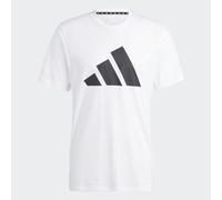 T-shirt adidas Train Essentials Feelready Logo manica corta bianco puro nero - XL