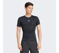 adidas - Training Tech Fit - T-shirt base layer nera-Nero XS