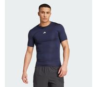 Adidas Techfit Compression Training Short Sleeve T-shirt Blu S / Regular Uomo