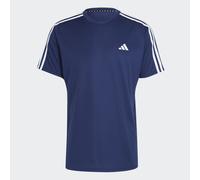 T-shirt adidas Train Essentials 3 manica corta blu scuro - XS