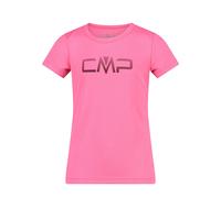CMP Maglietta basic da ragazza Dry Function con scollo rotondo, traspirante, ad asciugatura rapida e igienica, ideale per le avventure attive all'aria aperta., Rosa Fluo, 152