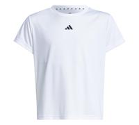 adidas Train Essentials Regular Fit Logo Training T-Shirt Junior Girls, T-shirt Bambina, White/Black,