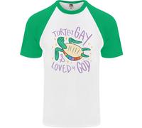 T-Shirt Da Baseball S/S Amato Da Dio LGBT Turtle Gay Pride