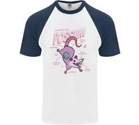T-Shirt Da Baseball S/S Anatomia Del Possum Per Uomo