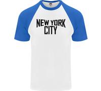 T-Shirt Da Baseball S/S Da Uomo Indossato Da John Lennon A New York City