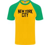 T-Shirt Da Baseball S/S Da Uomo Indossato Da John Lennon A New York City