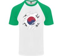 T-Shirt Da Baseball S/S Del Giorno Della Corea Del Sud Bandiera Coreana
