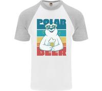 T-Shirt Da Baseball S/S Divertente Con Orso Polare Gioco Di Parole
