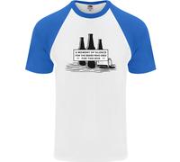T-Shirt Da Baseball S/S Divertente Di Birra Silence Guinness Per Uomo