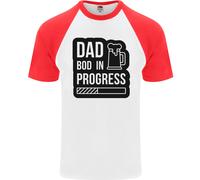 T-Shirt Da Baseball S/S Divertente Per La Festa Del Papà In Corso
