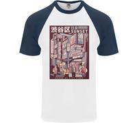 T-Shirt Da Baseball S/S Giapponese Sound Of City Vibes Giappone Uomo
