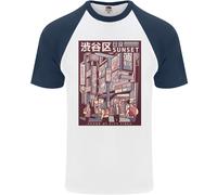 T-Shirt Da Baseball S/S Giapponese Sound Of City Vibes Giappone Uomo