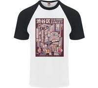 T-Shirt Da Baseball S/S Giapponese Sound Of City Vibes Giappone Uomo