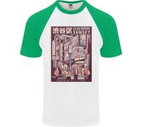 T-Shirt Da Baseball S/S Giapponese Sound Of City Vibes Giappone Uomo