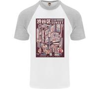 T-Shirt Da Baseball S/S Giapponese Sound Of City Vibes Giappone Uomo