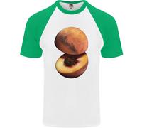 T-Shirt Da Baseball S/S Mars Peach Pianeti Spaziali Cosmo Uomo