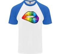 T-Shirt Da Baseball S/S Per Uomini Gay Pride Day LGBT