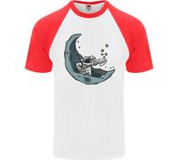 T-Shirt Da Baseball S/S Per Uomini Mining The Moon