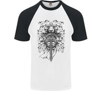 T-Shirt Da Baseball S/S Per Uomo Cavaliere Teutonico Giorno Di San Giorgio