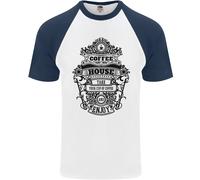T-Shirt Da Baseball S/S Per Uomo Coffee House
