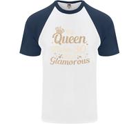 T-Shirt Da Baseball S/S Per Uomo Del 30° Compleanno Della Regina Di Trenta Anni