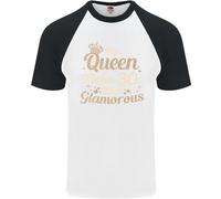 T-Shirt Da Baseball S/S Per Uomo Del 30° Compleanno Della Regina Di Trenta Anni
