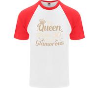 T-Shirt Da Baseball S/S Per Uomo Del 30° Compleanno Della Regina Di Trenta Anni