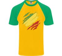 T-Shirt Da Baseball S/S Per Uomo Della Repubblica Del Congo