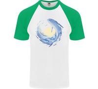 T-Shirt Da Baseball Uomo Ocean Whale & Octopus S/S