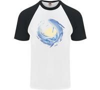T-Shirt Da Baseball Uomo Ocean Whale & Octopus S/S