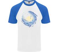 T-Shirt Da Baseball Uomo Ocean Whale & Octopus S/S