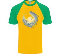 T-Shirt Da Baseball Uomo Ocean Whale & Octopus S/S