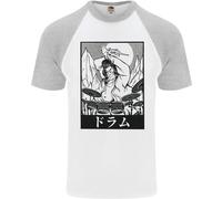 T-Shirt Da Baseball Uomo S/S Con Batterista Di Sumo