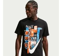 T-shirt da basket Nike Club - Uomo - Nero XXL