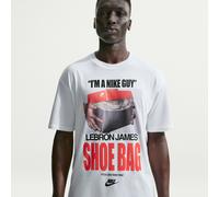 T-shirt da basket Nike LeBron "Shoe Bag" - Uomo - Bianco