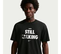 T-shirt da basket Nike LeBron "Shut Up and Dribble" - Uomo - Nero S